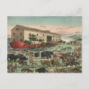 Vintage Noah's Ark Briefkaart