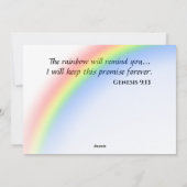 Vintage Noah's Ark Feestdagenkaart (Achterkant)