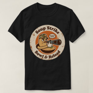 Vintage Noedelkom Combat Gamer Pret T-shirt