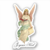 Vintage Noel Angel Sticker (Voorkant)