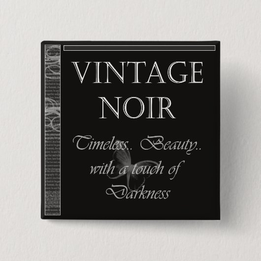 Vintage Noir Button (Voorkant)