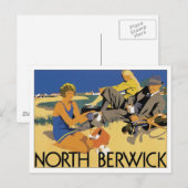 Vintage Noord-Berwick Briefkaart (Voorkant / Achterkant)