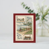 Vintage Noord-Star-Briefkaart Briefkaart (Staand voorkant)