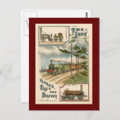 Vintage Noord-Star-Briefkaart Briefkaart (Voorkant / Achterkant)