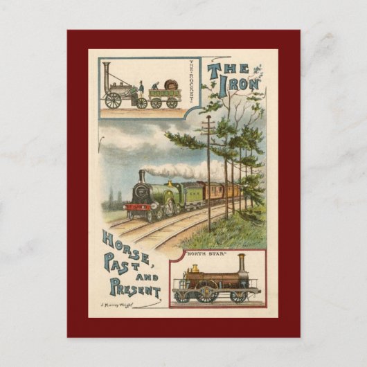 Vintage Noord-Star-Briefkaart Briefkaart (Voorkant)