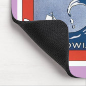 Vintage Noordwijk aan Zee Holland Muismat (Hoek)