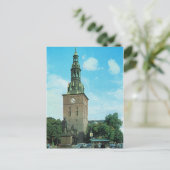 Vintage Noorwegen, kathedraal Oslo Briefkaart (Staand voorkant)