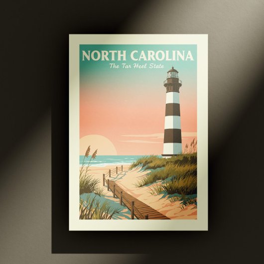 Vintage North Carolina Briefkaart