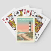 Vintage North Carolina Pokerkaarten (Achterkant)