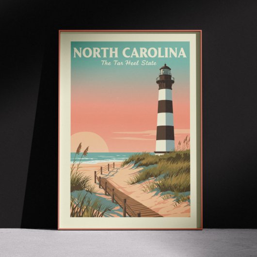Vintage North Carolina Poster