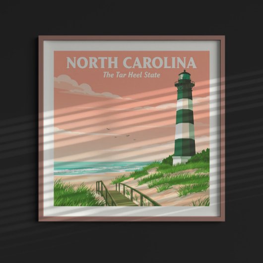 Vintage North Carolina Poster