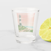 Vintage North Carolina Shot Glas (Achterkant)