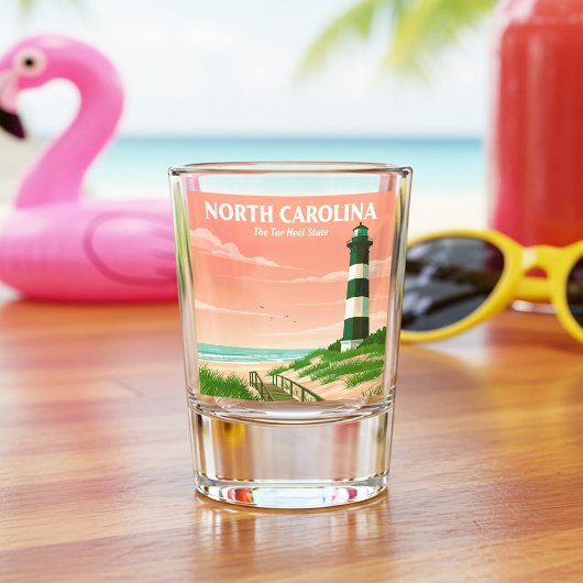 Vintage North Carolina Shot Glas