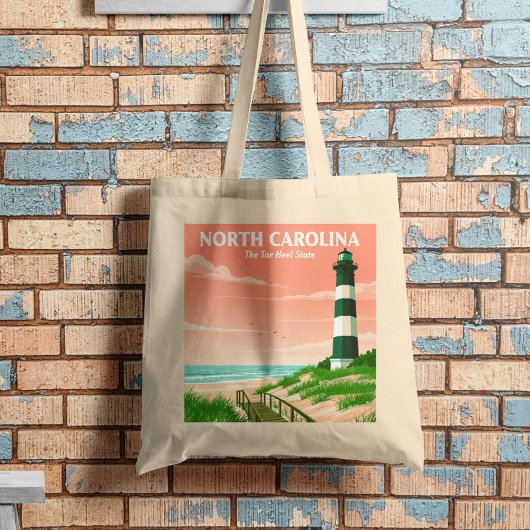 Vintage North Carolina Tote Bag
