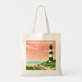 Vintage North Carolina Tote Bag (Achterkant)
