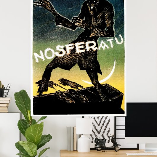 Vintage Nosferatu Australian Poster (Thuiskantoor)