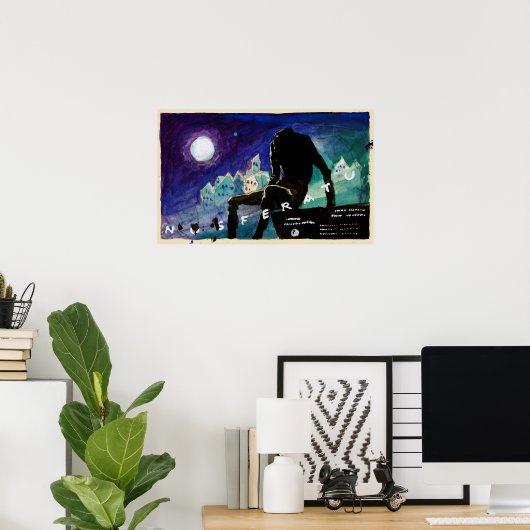 Vintage Nosferatu Poster (Thuiskantoor)