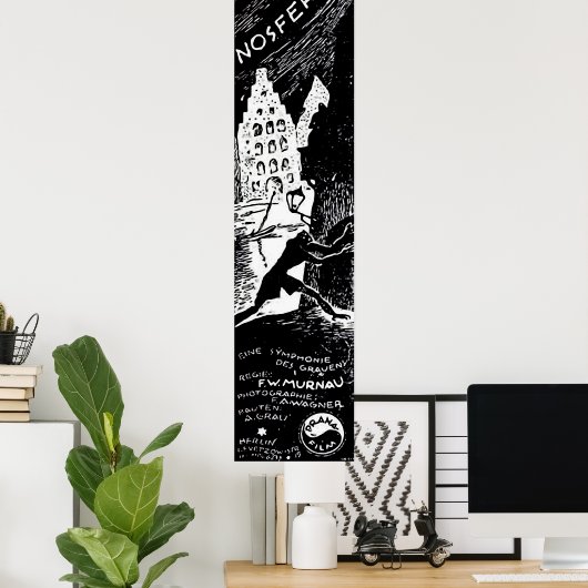 Vintage Nosferatu Poster (Thuiskantoor)