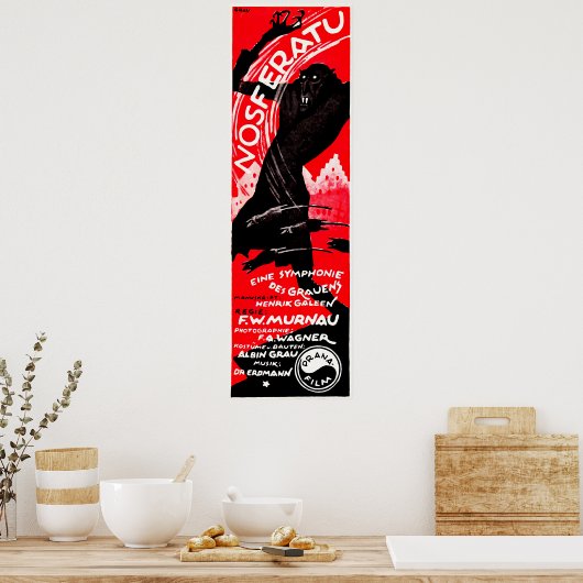 Vintage Nosferatu Poster (Keuken)
