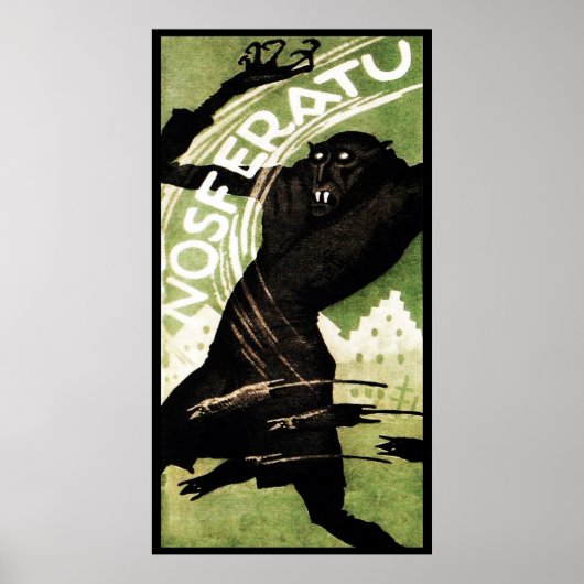 Vintage Nosferatu Poster (Voorkant)