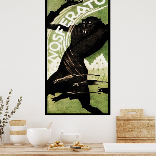 Vintage Nosferatu Poster (Keuken)