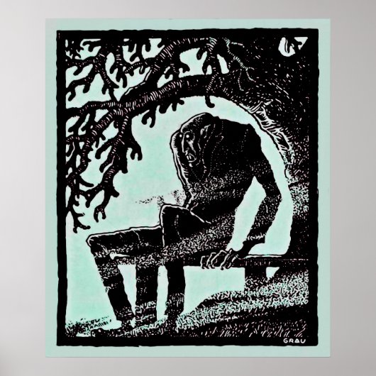 Vintage Nosferatu Poster (Voorkant)