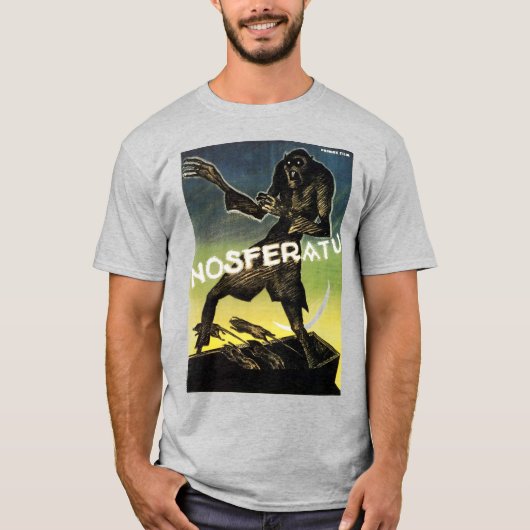 Vintage Nosferatu Poster T-Shirt (Voorkant)