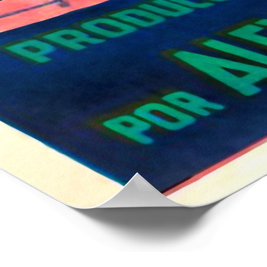 Vintage Nosferatu Spaans Poster (Hoek)