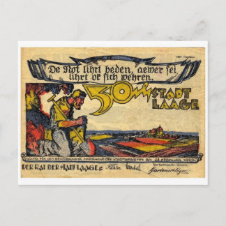 Vintage Notgeld Briefkaart