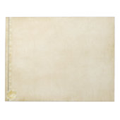Vintage Notitieblok van het Roos van Cream (Voorkant)