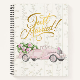 Vintage Notitieboek Journaal | pas getrouwd