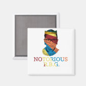 Vintage Notorious RBG Magneet (Voorkant / Achterkant)