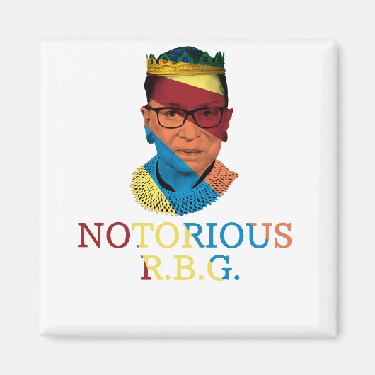 Vintage Notorious RBG Magneet (Voorkant)
