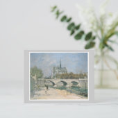 Vintage Notre Dame de Paris Briefkaart (Staand voorkant)