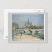 Vintage Notre Dame de Paris Briefkaart (Voorkant / Achterkant)