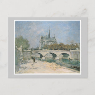 Vintage Notre Dame de Paris Briefkaart