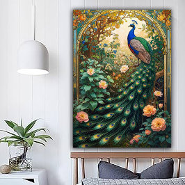 Vintage Nouveau Revival Pauw Window Poster