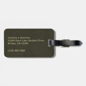 Vintage Nouveau Zwanen Bagage Label (Achterkant horizontaal)