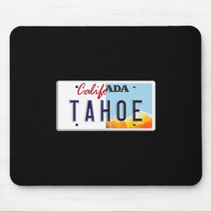 Vintage nummerplaat Lake Tahoe California Nevada Muismat