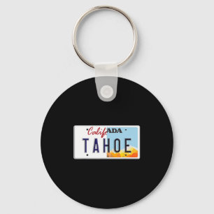Vintage nummerplaat uit Lake Tahoe California Neva Sleutelhanger