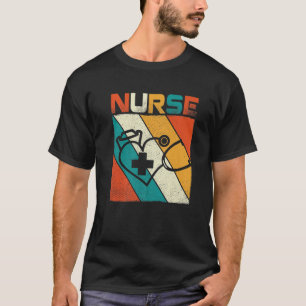 Vintage Nurse Retro RN Nursing Student Graduation T-shirt