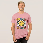 Vintage Nurse Smiley Checkerboard Shirt Design_1 (Voorkant volledig)