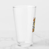 Vintage Nurse Smiley Checkerboard Shirt Design_1 Glas (Rechts)