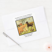 Vintage Nursery Rhyme Homestead Boerderij Etiket o (Envelop)