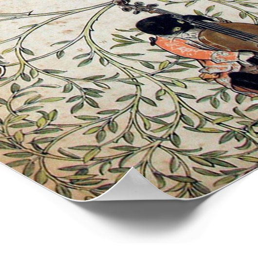 Vintage Nursery Song Poster (Hoek)