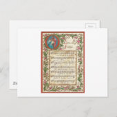 Vintage O komt allemaal trouw... Briefkaart (Voorkant / Achterkant)