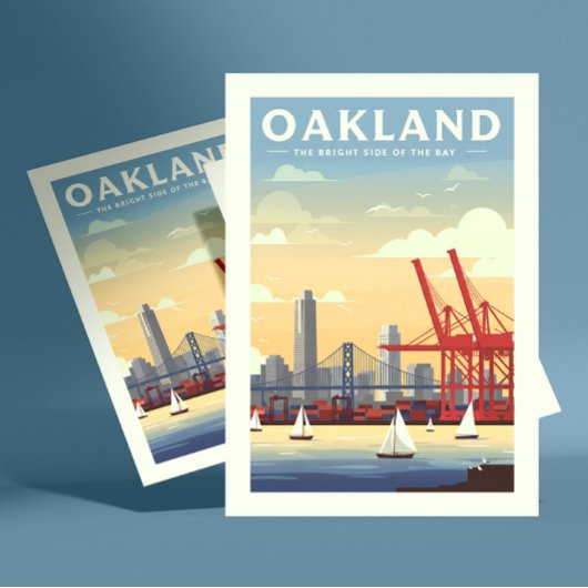 Vintage Oakland California Briefkaart