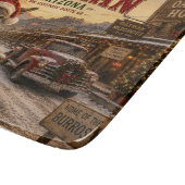 Vintage Oatman Kerst Route 66 Ezel Snijplank (Hoek)