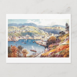Vintage Oban vanuit Pulpit Hill, Schotland Briefkaart