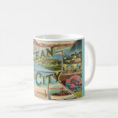 Vintage Ocean City NJ Koffiemok (Voorkant rechts)